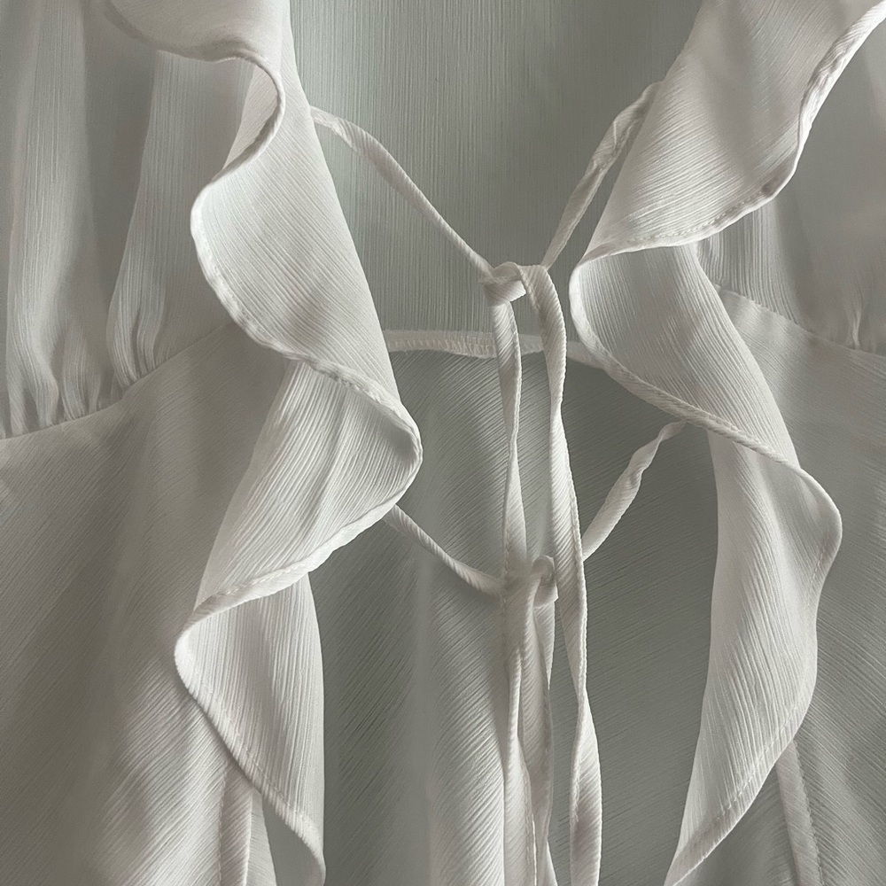 Maison d’Amelie Sheer Blouse Sz S - Picture 4 of 12